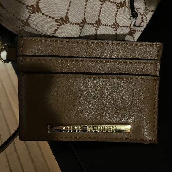 Steve Madden Cream and Brown Satchel - Picture 2 of 16